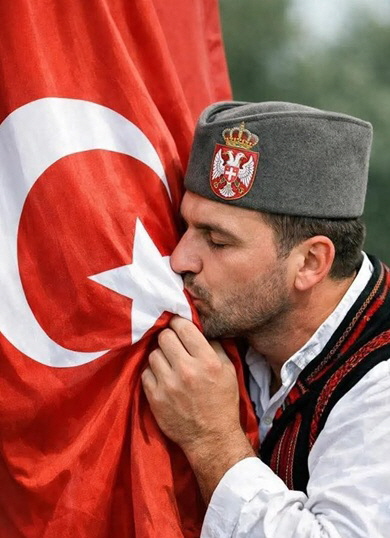 390 Srbin ljubi tursku zastavu1